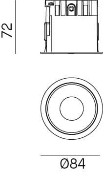Combo C0R/F/3K07/W6 - Schema dimensionale